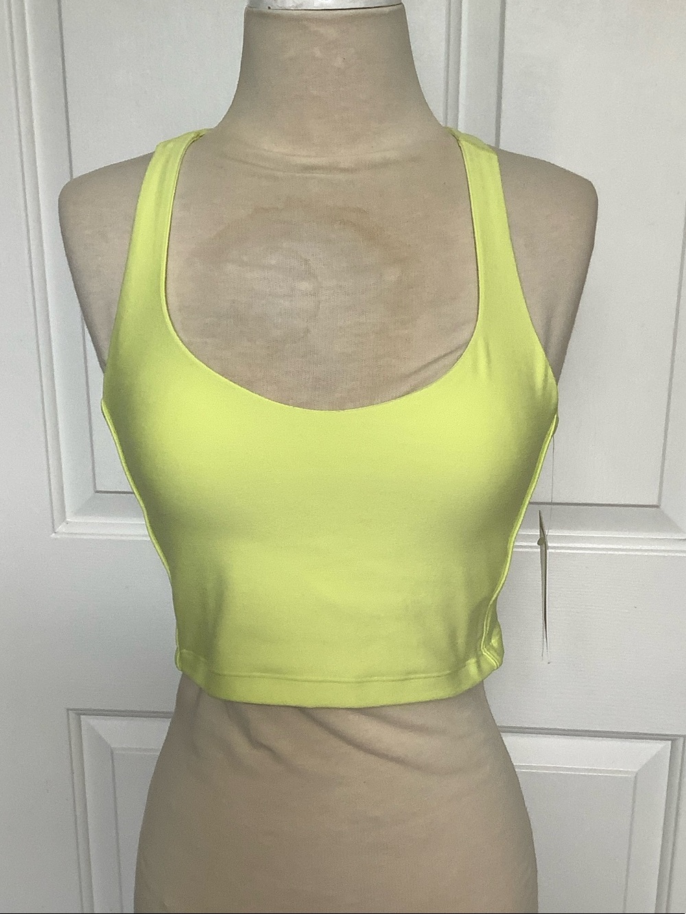 Beyond Yoga bra top. Lemon lime color. Size S. NWT